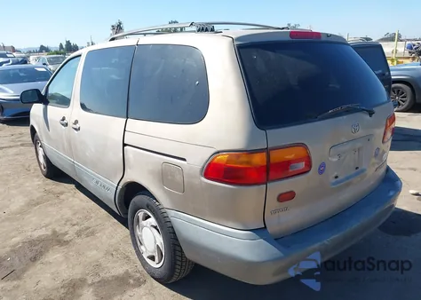 2000 Toyota Sienna Le from USA, damaged, VIN 4T3ZF13C2YU232902